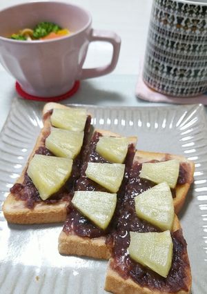 餡子とパインのジューシートースト-レシピのメイン写真