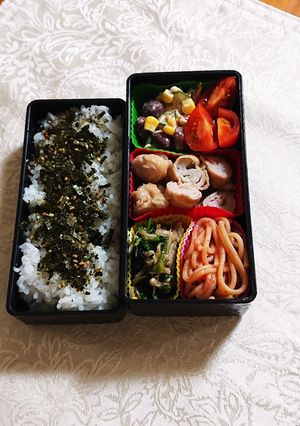心配おかけしましたがお弁当作りました。-レシピのメイン写真