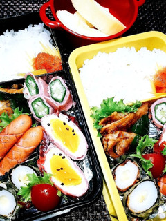 息子と娘のお弁当 '19.11.27-レシピのメイン写真