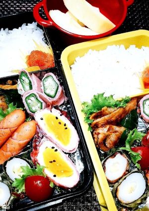 息子と娘のお弁当　'19.11.27-レシピのメイン写真