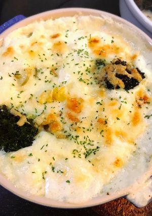 簡単♪クリームグラタン（小麦粉いらず）-レシピのメイン写真