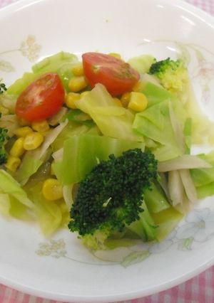 簡単給食　カラフルサラダ-レシピのメイン写真