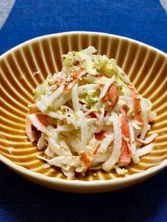 大根・白菜とカニカマの胡麻風味マヨサラダ-レシピのメイン写真