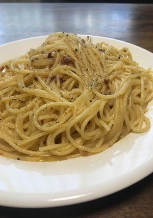 簡単まろやかチーズペペロンチーノ-レシピのメイン写真