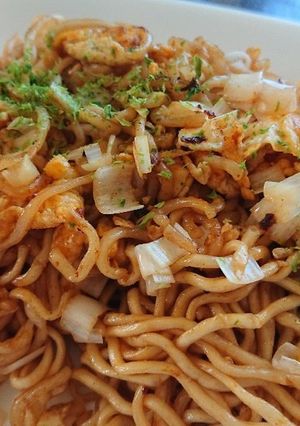 日清焼そばパラパラ炒飯の作り方で仕上げる-レシピのメイン写真