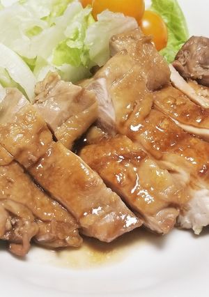 甘辛たれと赤ワインで簡単こく旨鶏の照焼き-レシピのメイン写真