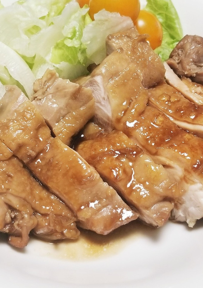 甘辛たれと赤ワインで簡単こく旨鶏の照焼き-レシピのメイン写真