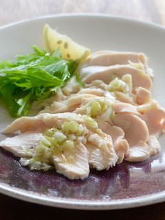 鶏ハムのねぎ塩だれ♪-レシピのメイン写真