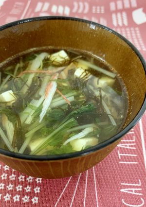 10分あれば！もずくの酸辣湯風-レシピのメイン写真