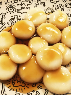 乳卵不使用おやつ みたらし豆腐白玉-レシピのメイン写真