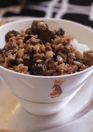 大同電鍋で作る脆瓜肉燥飯-レシピのメイン写真