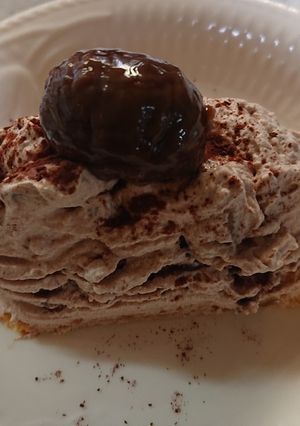 糖質オフ コーヒー モンブラン ケーキ！-レシピのメイン写真