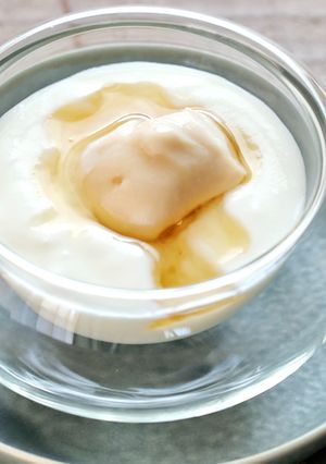 ヘルシーデザート☆大豆と蜂蜜のヨーグルト-レシピのメイン写真