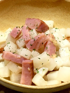 大根とベーコンのチーズ風味炒め物-レシピのメイン写真