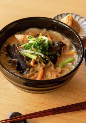 ギルトフリー☆プロテインごま味噌ラーメン-レシピのメイン写真