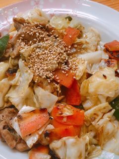 カレーマヨ♪野菜炒め-レシピのメイン写真