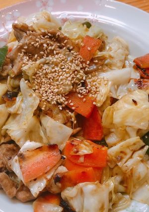 カレーマヨ♪野菜炒め-レシピのメイン写真