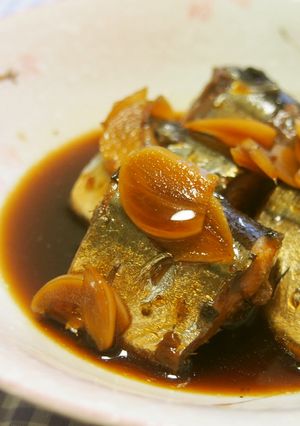 さんまのニンニク甘露煮♪栄養満点♪-レシピのメイン写真