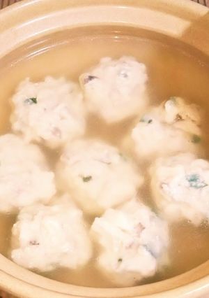 椎茸香るふわふわ鳥団子-レシピのメイン写真