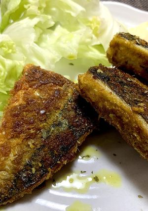 塩サバで簡単！カレーパン粉焼き-レシピのメイン写真