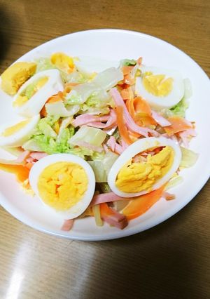 白菜でなんちゃってコールスローサラダ♥゛-レシピのメイン写真