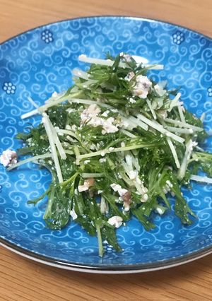 ♡水菜の豆腐梅和え♡-レシピのメイン写真