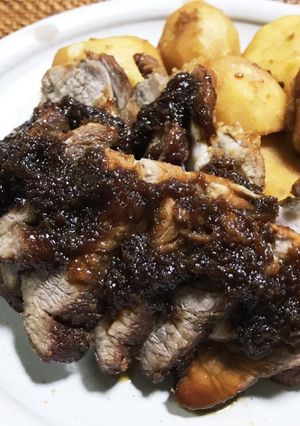 豚もも肉のニンニクはちみつ煮-レシピのメイン写真