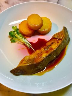 No2292カレイの煮付け味シミ長芋添え-レシピのメイン写真