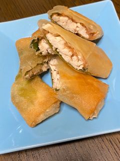 ささみと梅しそ春巻き-レシピのメイン写真