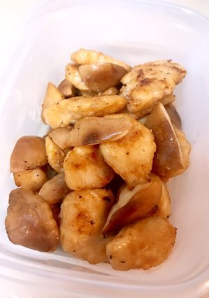 ♡鶏としいたけのレモンギー醤油炒め♡-レシピのメイン写真