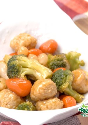 野菜たっぷり酢豚風肉団子-レシピのメイン写真
