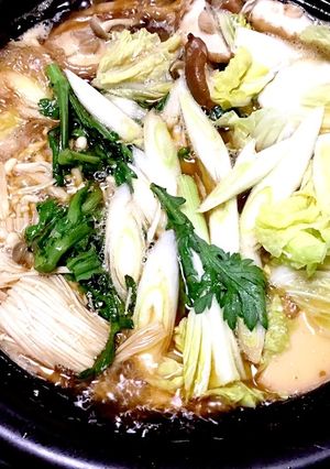 味噌煮込みうどん鍋-レシピのメイン写真