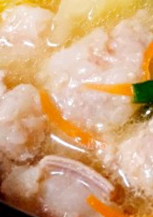 彼氏飯シリーズ★ほっこり★もつスープ-レシピのメイン写真