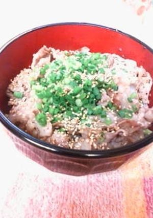 スタミナ！ねぎ塩豚丼-レシピのメイン写真