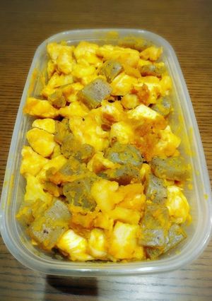 作り置き　胸肉とカボチャの優しい煮物　-レシピのメイン写真