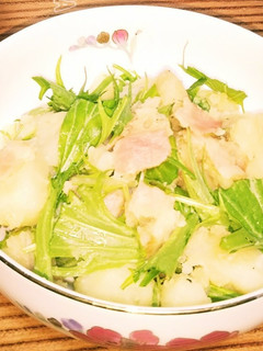 水菜シャキシャキ☆イタリアンポテトサラダ-レシピのメイン写真