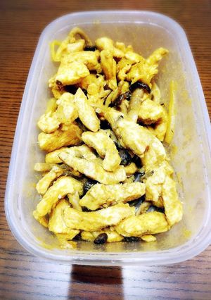 作り置き　鶏むね肉のカレー炒め-レシピのメイン写真