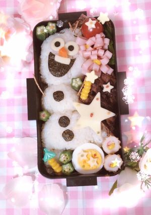 オラフ弁当☃fromアナ雪-レシピのメイン写真