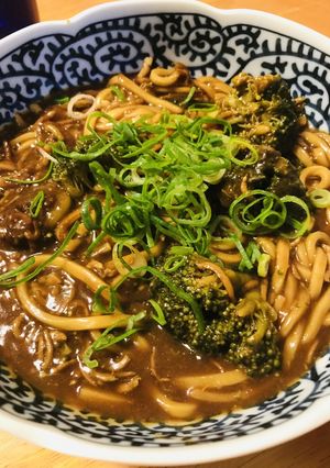 ブロッコリーの煮こみカレーうどん-レシピのメイン写真