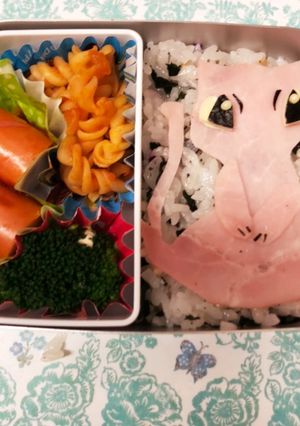 年少さんのポケモン弁当★ミュウ-レシピのメイン写真