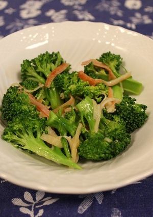 給食☆ブロッコリーのバター醤油風味-レシピのメイン写真