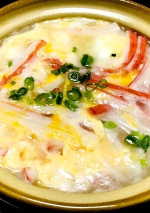 香味ペーストdeかに玉雑炊-レシピのメイン写真