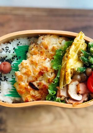 毎日のお弁当♪しっとり鶏胸肉つくね-レシピのメイン写真