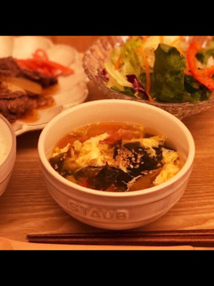 ごま油香る♡トマトのかきたま汁-レシピのメイン写真