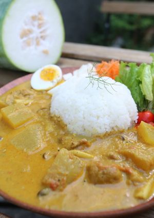 トウガンとシメジのココナッツカレー-レシピのメイン写真