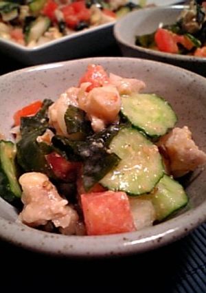 さっぱり☆コリコリ♪軟骨の胡麻酢味噌和え-レシピのメイン写真