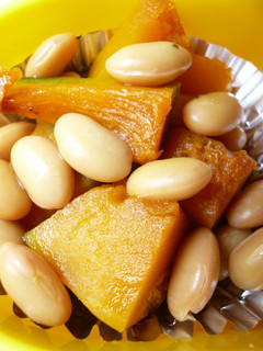 かぼちゃと大豆の簡単煮物。-レシピのメイン写真