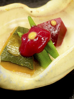 ビーツと夏野菜の冷やし炊き合わせ-レシピのメイン写真
