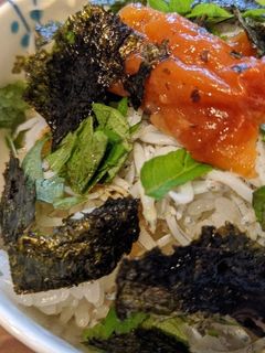 簡単!大葉と梅干しのしらす丼-レシピのメイン写真