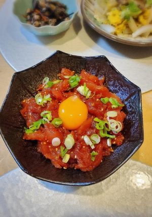 マグロのユッケ風-レシピのメイン写真